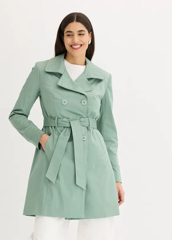 Trenchcoat aus Baumwolle, bonprix