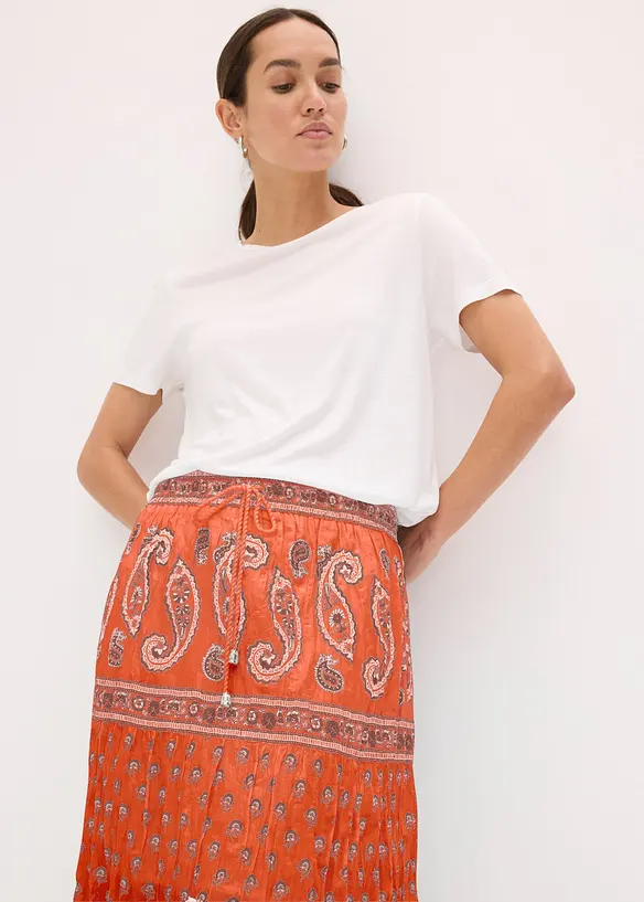 Maxirock  aus reiner Baumwolle, bonprix