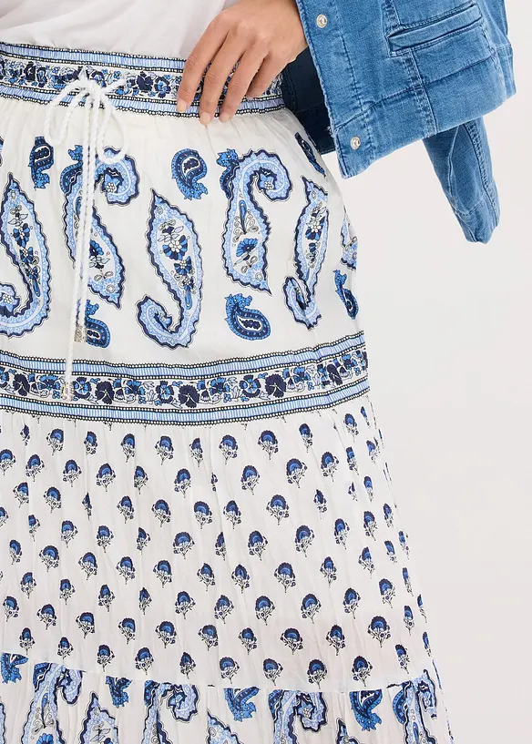 Maxirock  aus reiner Baumwolle, bonprix