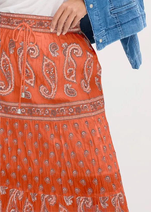 Maxirock  aus reiner Baumwolle, bonprix