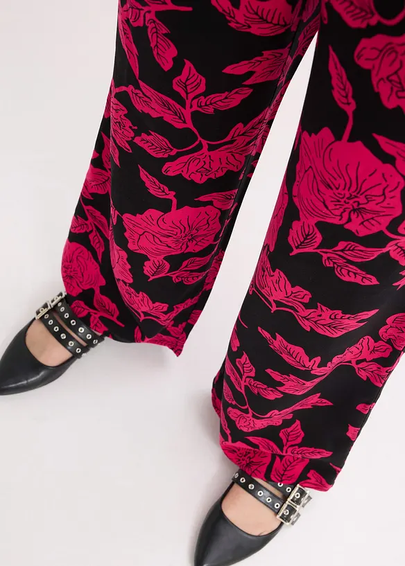 Palazzo-Hose aus flie&szlig;ender Viskose, bonprix