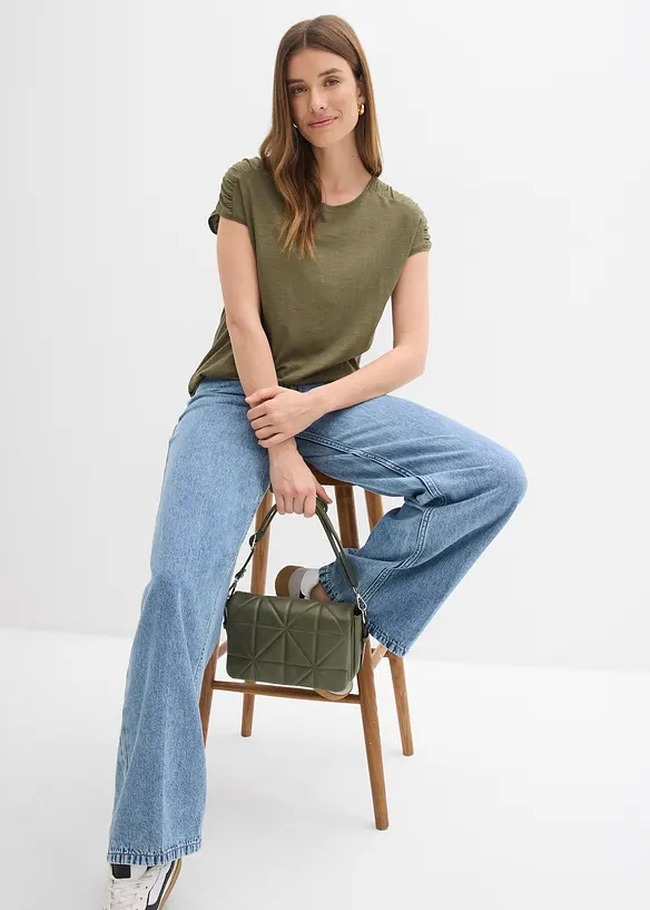 Boxy-Shirt, kurzarm, bonprix