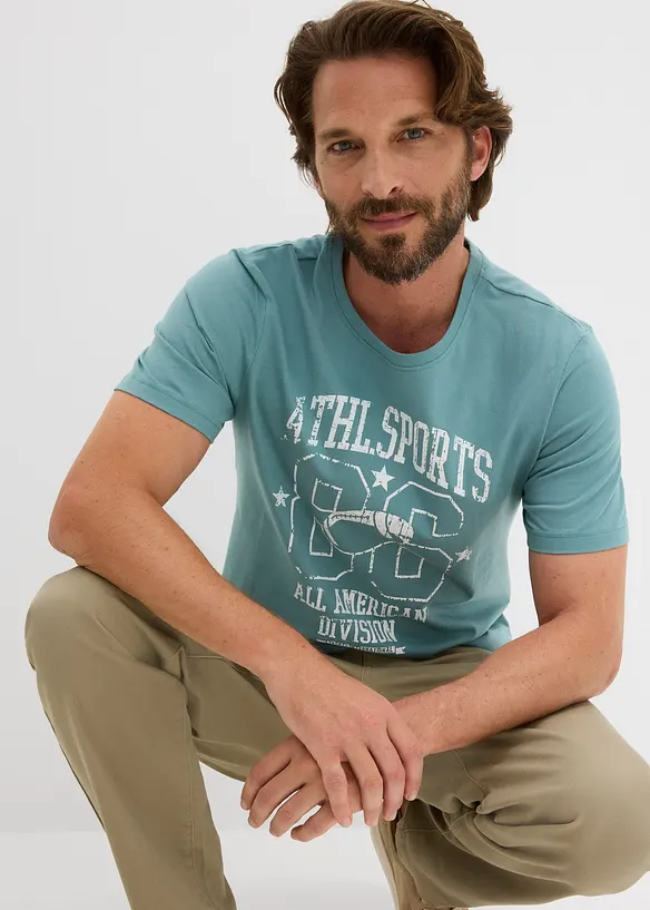 Lot de 2 T-shirts regular, bonprix