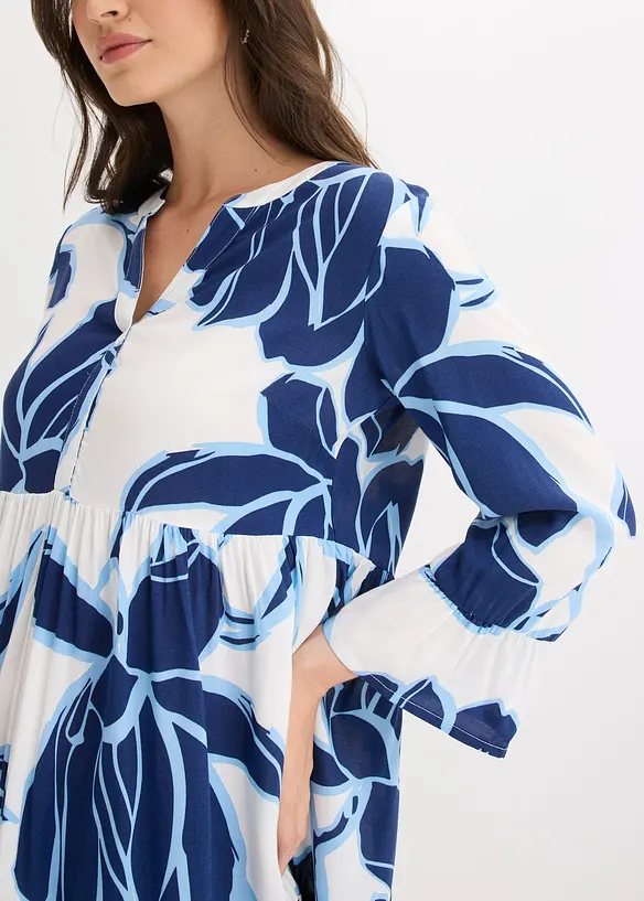 Tunika-Kleid aus flie&szlig;ender Viskose, bonprix