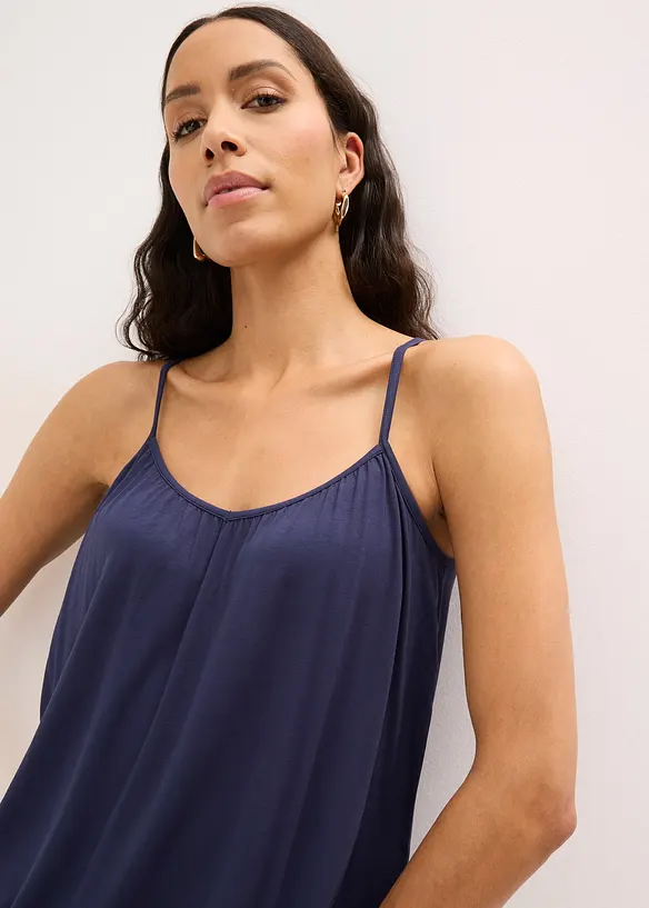 Spaghettitr&auml;ger-Top aus flie&szlig;ender Viskose, bonprix