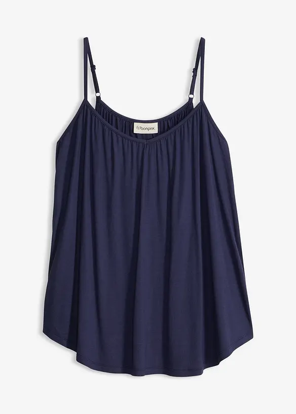 Spaghettitr&auml;ger-Top aus flie&szlig;ender Viskose, bonprix