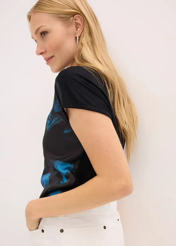 Bedrucktes Shirt aus softem Viskose-Mix, bonprix