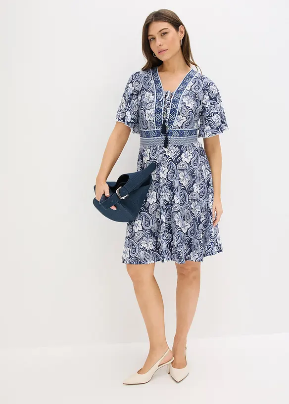 bedrucktes Minikleid, bonprix