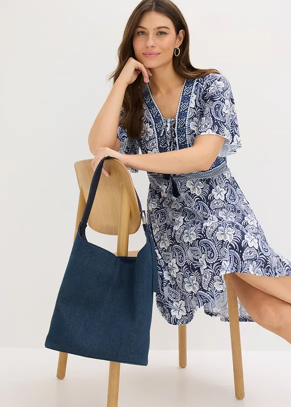 bedrucktes Minikleid, bonprix