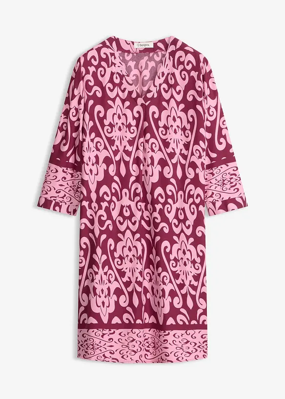 Tunika-Kleid aus flie&szlig;ender Viskose, bonprix