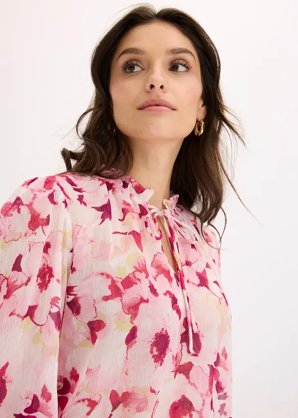 bedruckte Chiffonbluse, bonprix