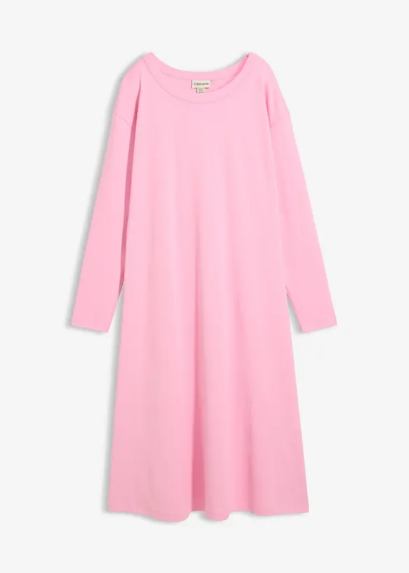 Jerseykleid aus reiner schwerer Bio-Baumwolle, bonprix