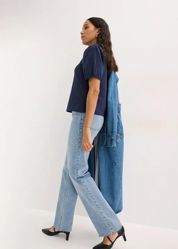 T-shirt &agrave; manches ballon, bonprix