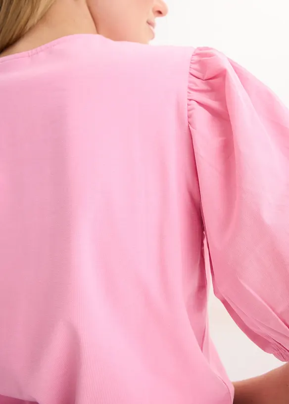 Shirt mit Ballon&auml;rmeln, bonprix