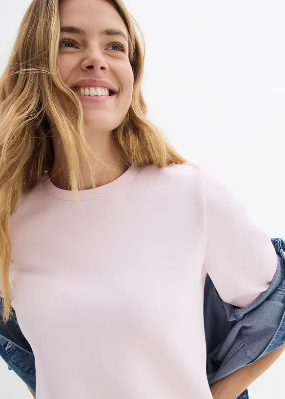 Weit geschnittenes Scuba-Shirt, bonprix