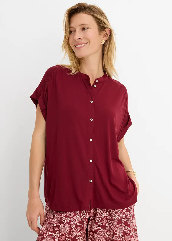 Shirtbluse aus softem Viskose Mix, bonprix