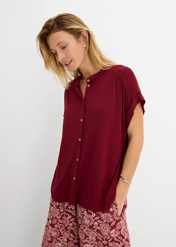 Shirtbluse aus softem Viskose Mix, bonprix