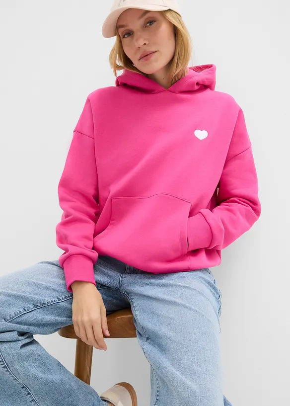 Oversize Hoodie aus weichem Baumwoll-Mix, bonprix