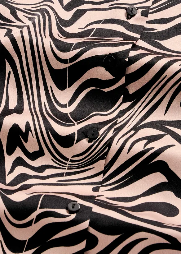 Chemise de nuit tiss&eacute;e en satin, bonprix