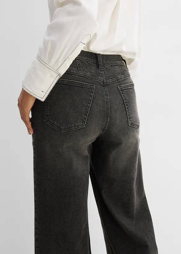Loose Straight-Jeans, High Waist, bonprix
