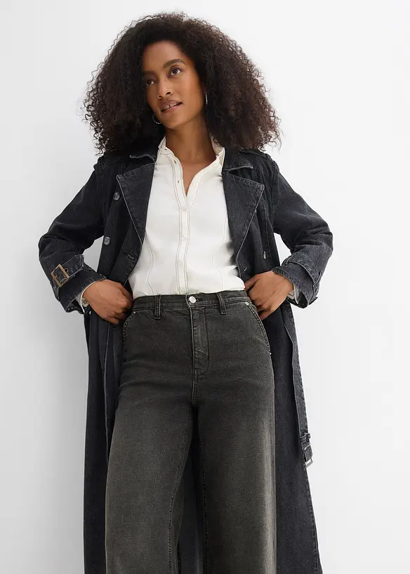 Loose Straight-Jeans, High Waist, bonprix