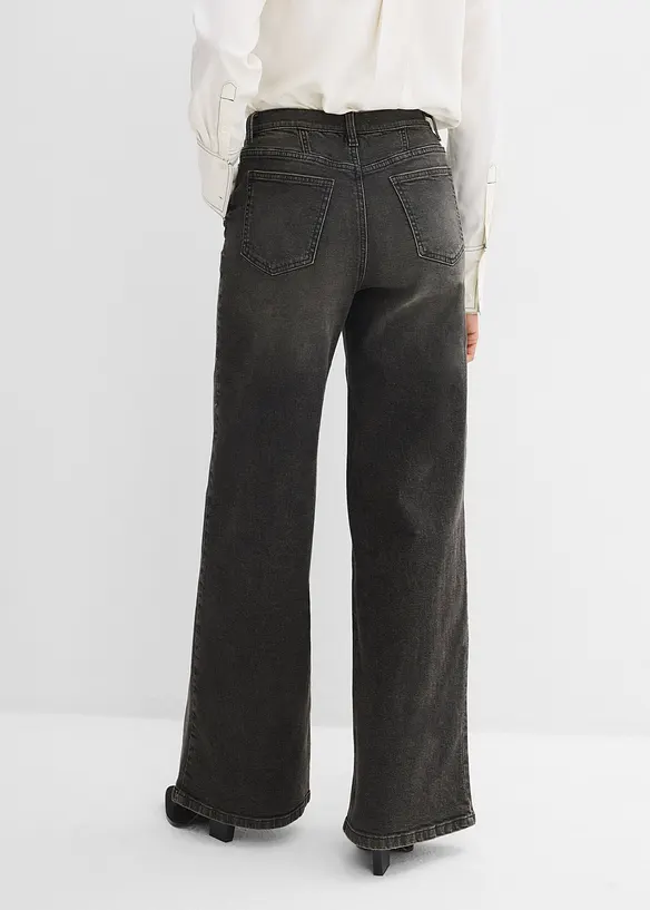 Loose Straight-Jeans, High Waist, bonprix