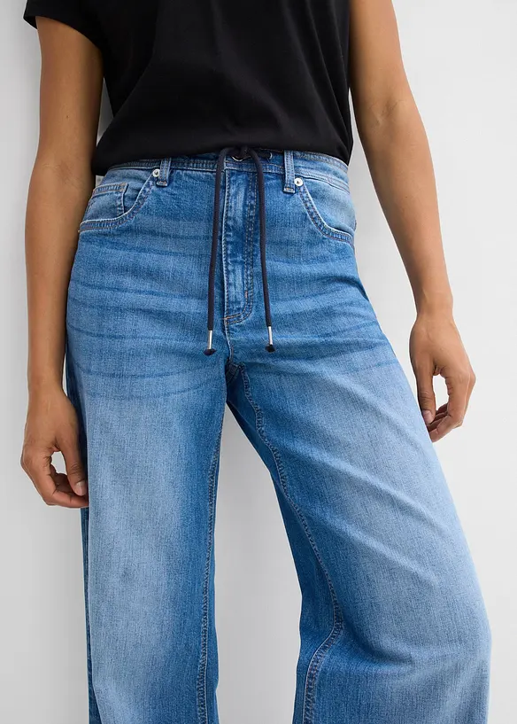 Loose Straight-Jeans, High Waist, bonprix