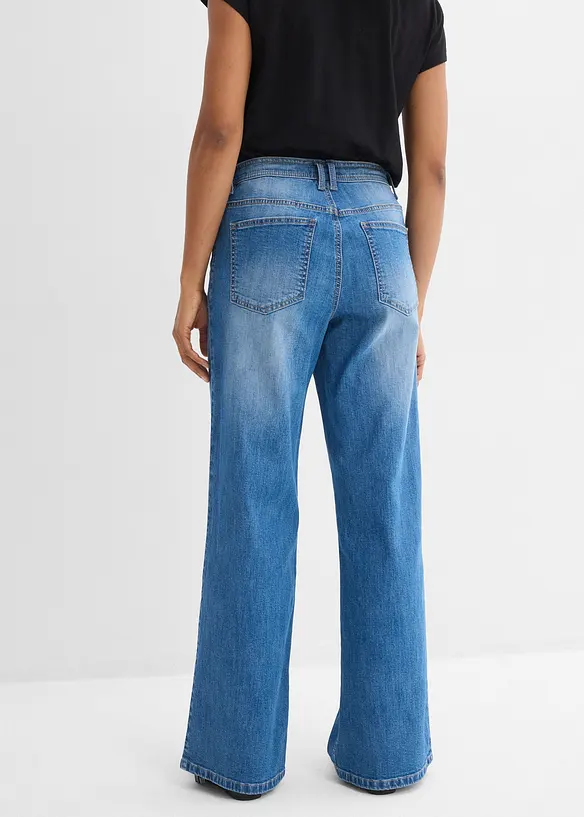 Loose Straight-Jeans, High Waist, bonprix