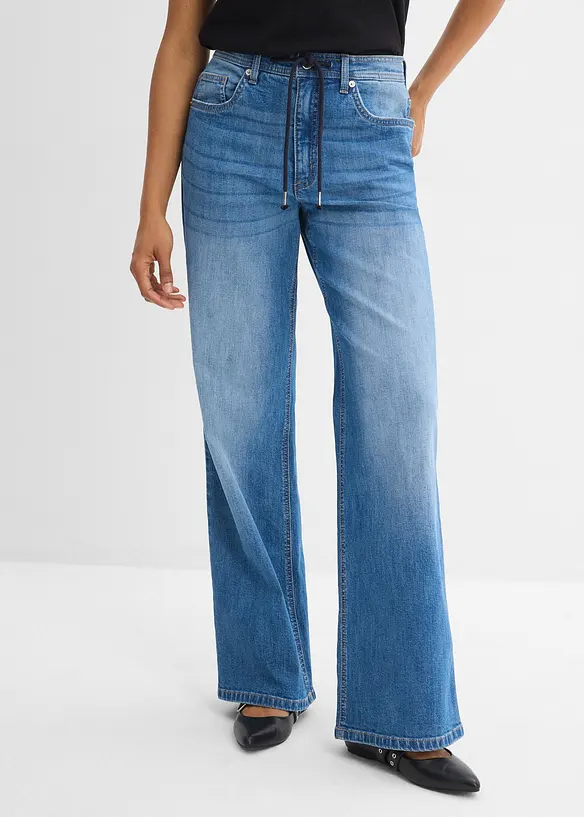 Loose Straight-Jeans, High Waist, bonprix