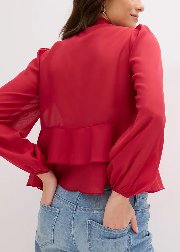 Blouse &agrave; lavalli&egrave;re, bonprix