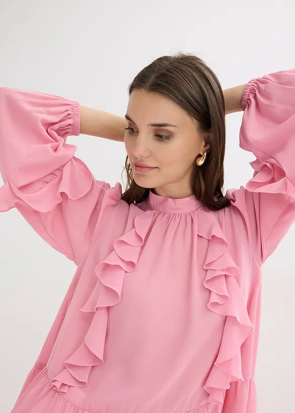 Blouse &agrave; volants, bonprix