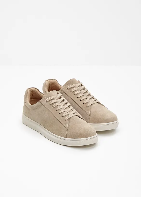 Sneaker aus Veloursleder, bonprix