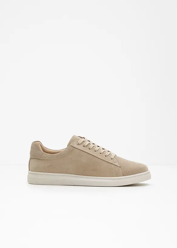 Sneaker aus Veloursleder, bonprix