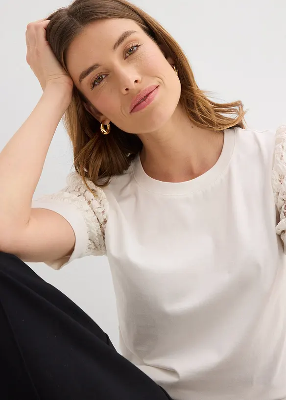 Shirt aus Baumwoll-Mix, bonprix