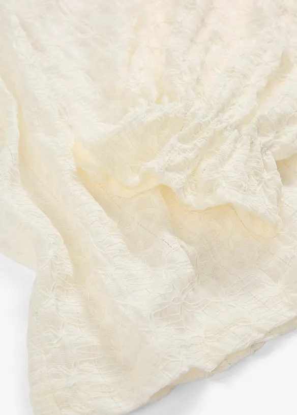 Spitzenshirt mit Ballon&auml;rmel, bonprix