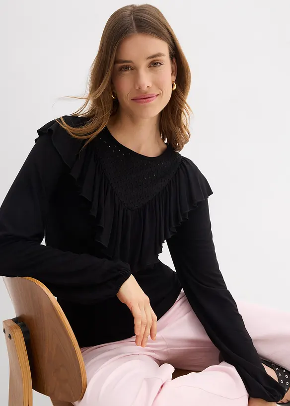 Shirt aus Viskose-Mix, bonprix