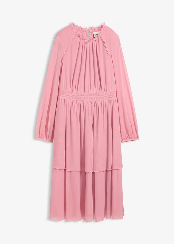 Robe en jersey et mesh fin, bonprix