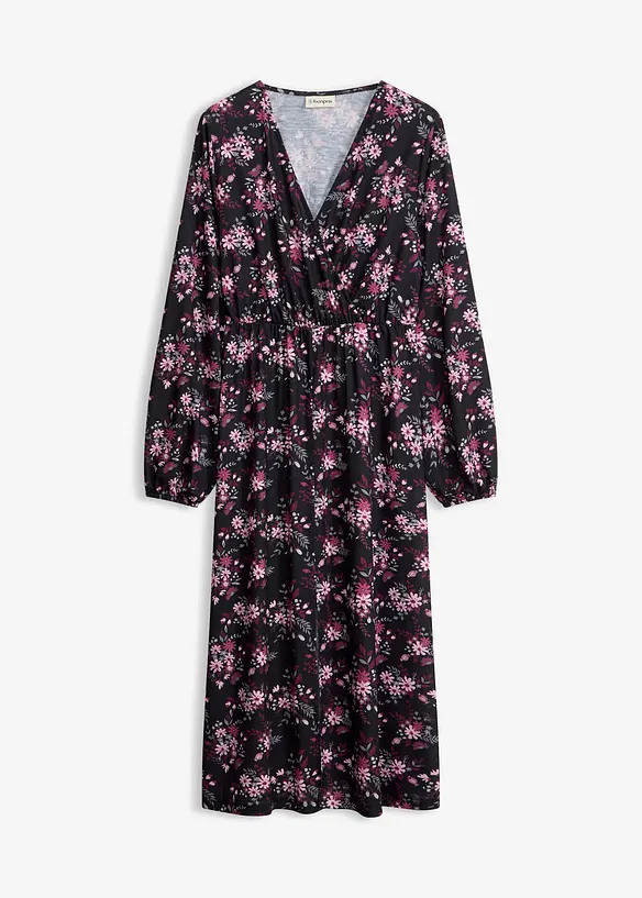 Robe en jersey &agrave; manches ballon, bonprix