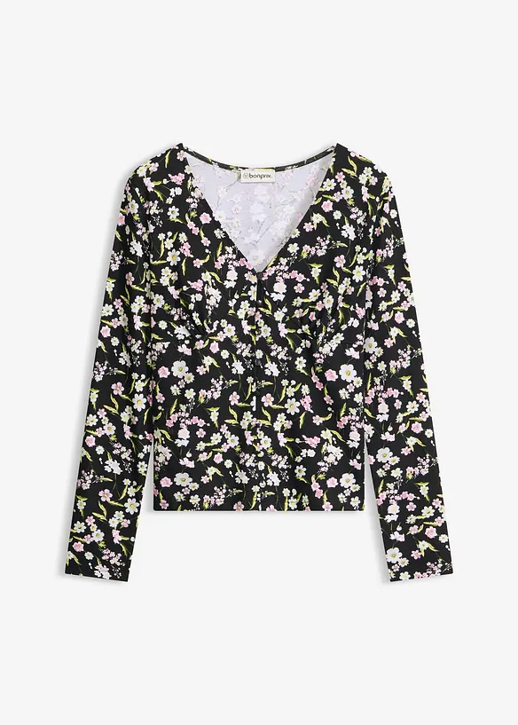 Langarmshirt aus Baumwoll-Mix, bonprix