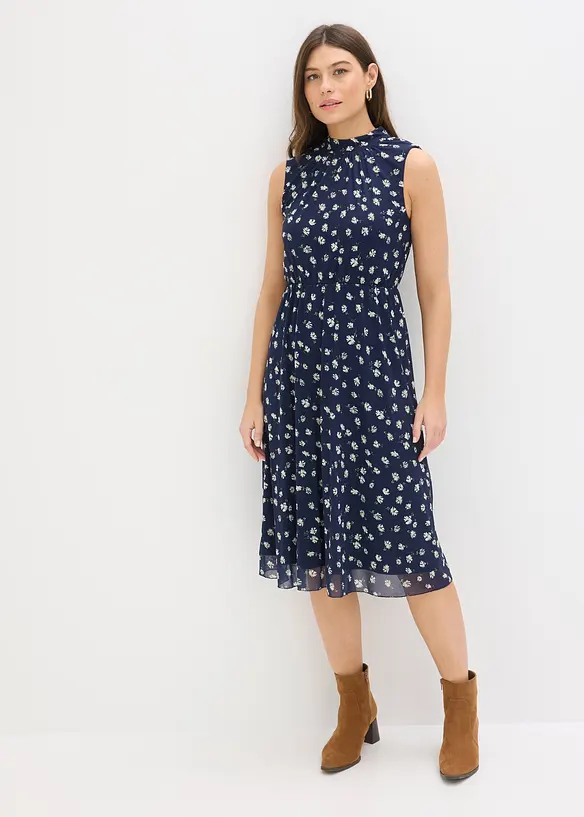 Robe en jersey et mesh fin, bonprix