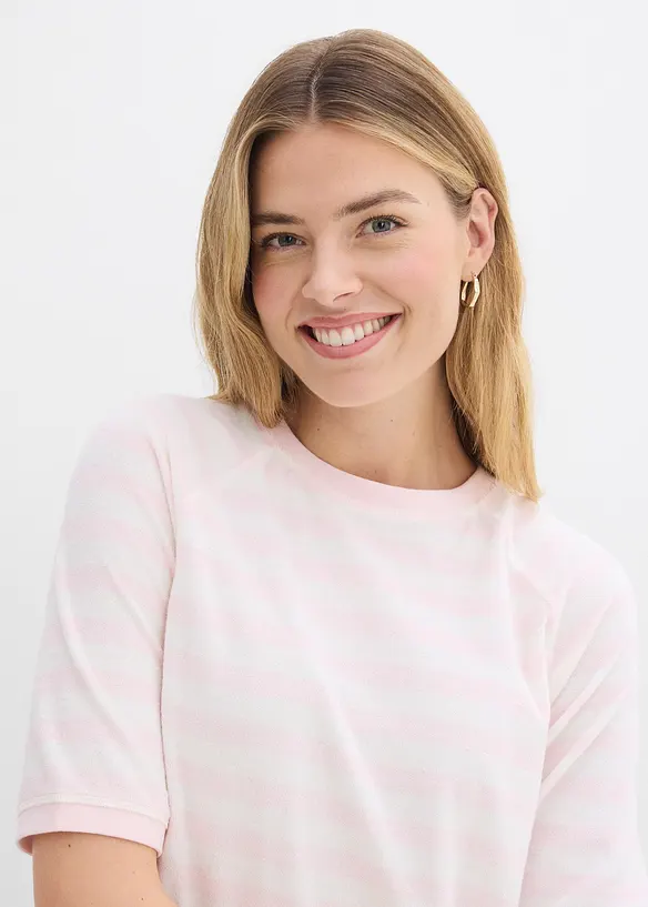 Shirt aus weichem Frottee, bonprix