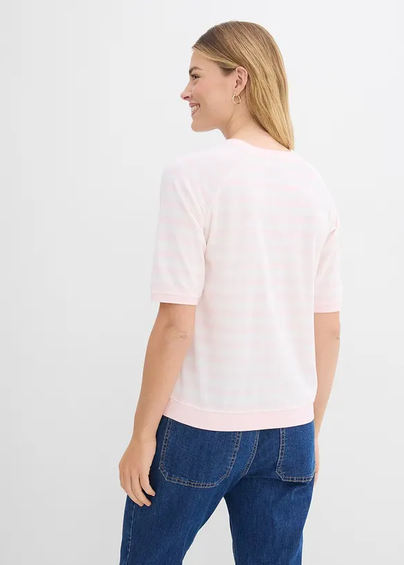 Shirt aus weichem Frottee, bonprix