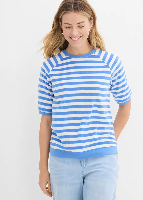 T-shirt en tissu &eacute;ponge doux, bonprix