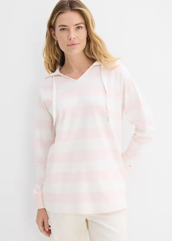 Leichtes Kapuzenshirt aus reiner Baumwolle, bonprix