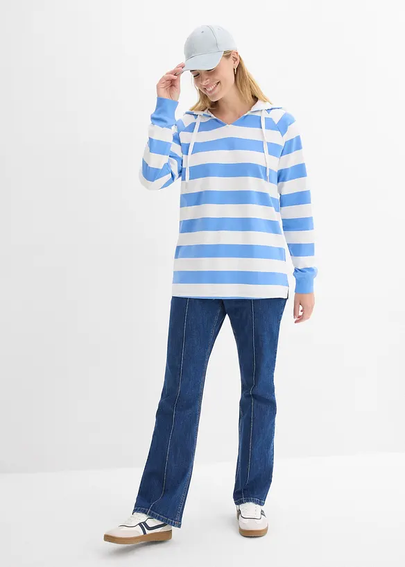 Leichtes Kapuzenshirt aus reiner Baumwolle, bonprix