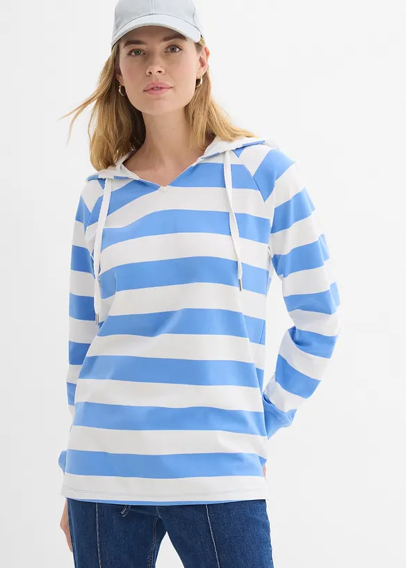 Leichtes Kapuzenshirt aus reiner Baumwolle, bonprix