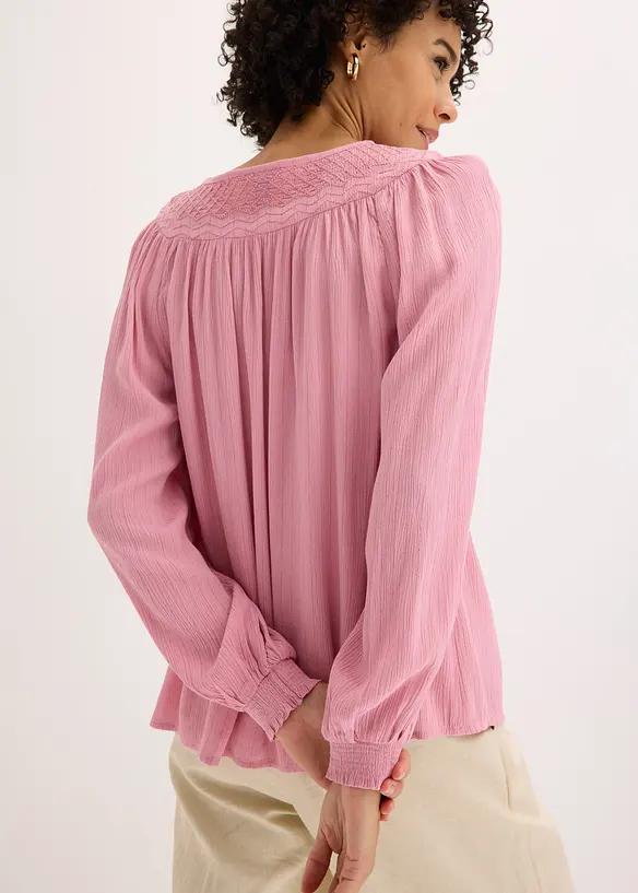 Tunique &agrave; broderie, bonprix