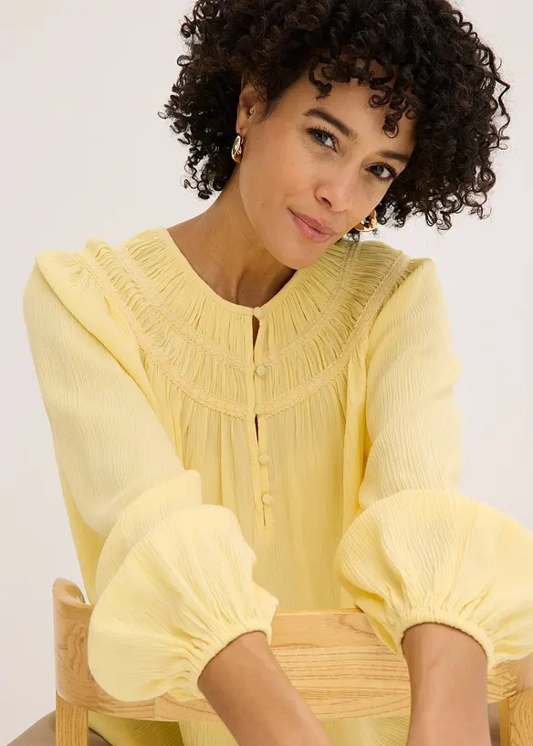 Tunique avec galons dentelle, bonprix