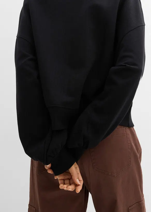 Sweat oversize 100% coton, bonprix