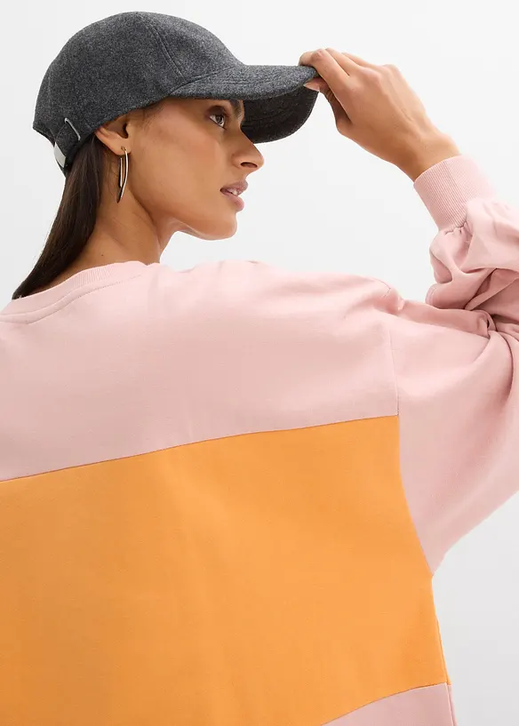 Oversize-Sweatshirt aus reiner Bio-Baumwolle, bonprix